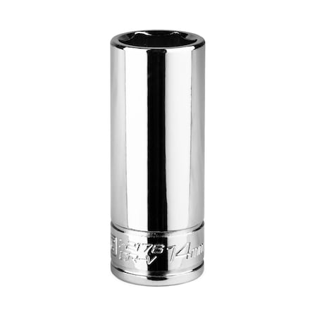 1/4 In Drive 14 Mm 6-Point Metric Deep Socket